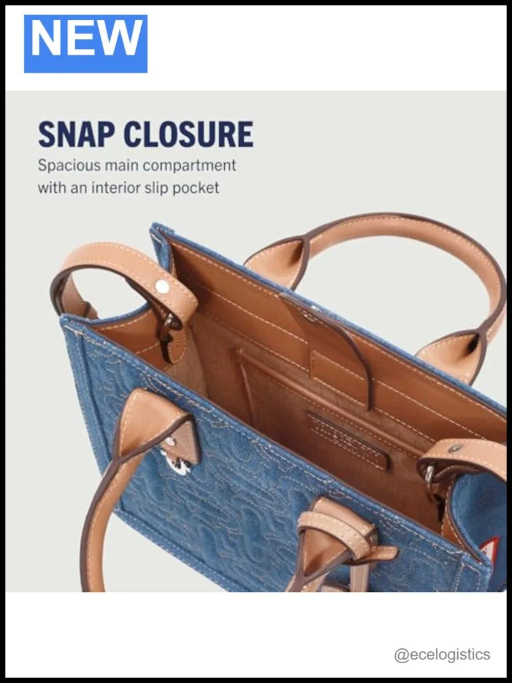 N/A quilted tote